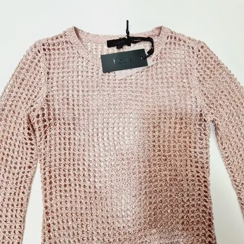 H:ours Emma Sequin Mini Dress in Mauve XS