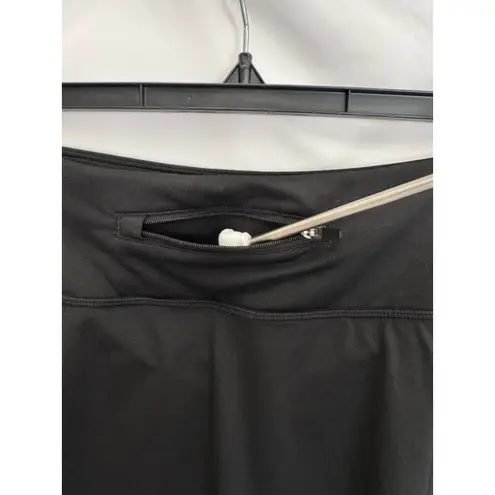 Ideology Skort Athletic Tennis Golf Built-In Shorts Pocket Black L