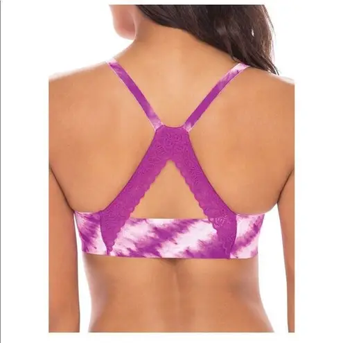No Boundaries Junior’s Bonded Racerback Tie Dye Bralette
