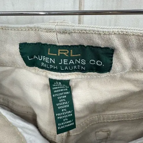 Lauren Jeans Co Women’s 12 Tan Khaki Ankle Jeans