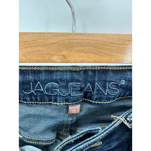 Jag jeans  Dark Wash Blue Denim Rolled Cuff Capri Jeans Women's Size 4