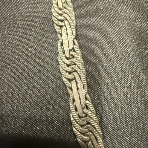 Amazing Vintage Multi Woven Sterling Silver Bracelet from Mexico