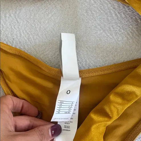 Zimmermann Wylie Halter Bikini orange. Size 0 US 4, $260