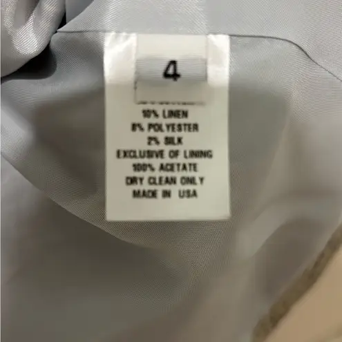 Loeffler Randall Puff Sleeve Metallic Gold Peplum Blouse Size 4 Romantic Femme