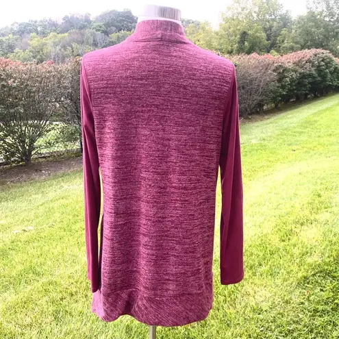 LOGO By Lori Goldstein LOGO Soft Zip Up Pocket Sweater