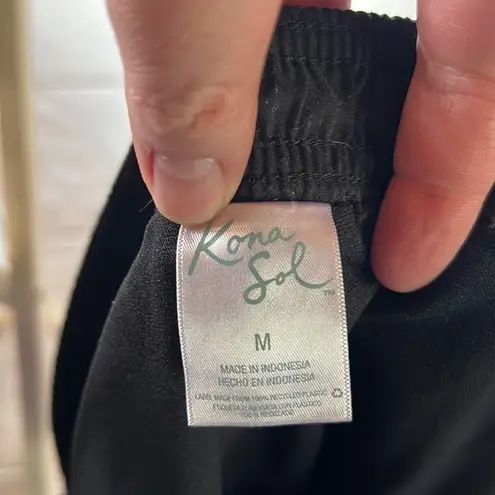 Kona Sol Black Board Swim Shorts Size Medium