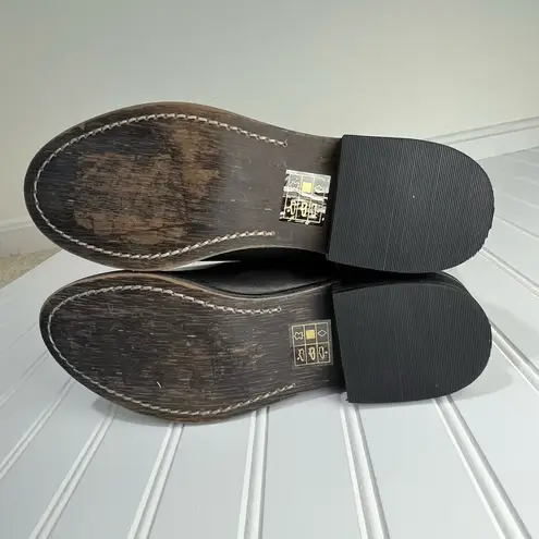 Hinge Over the Knee Leather tall boots In Black Size 7.5 Equestrian Bohemian