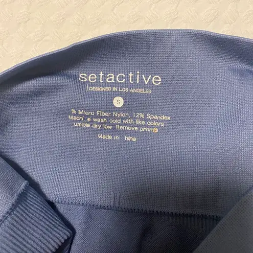 Set Active Blue Leggings