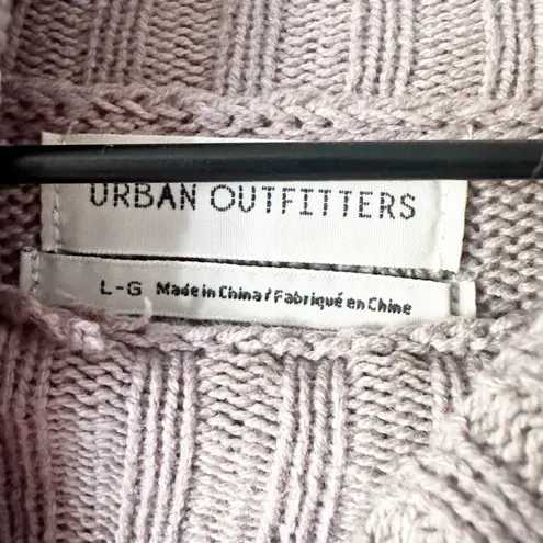 Urban Outfitters  UO Jill Turtleneck Sweater Mini Dress Grey Women’s Large