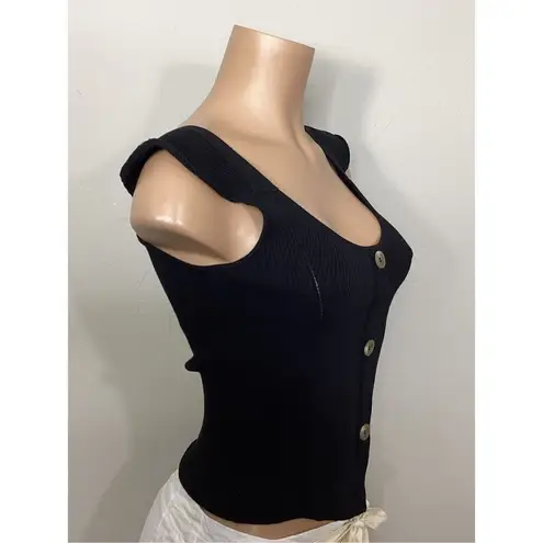 New. One Grey Day black sweater tank. Small. Retails $148