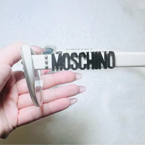 Moschino Mos 018/S Sunglasses White/ Blue Gradient Lense