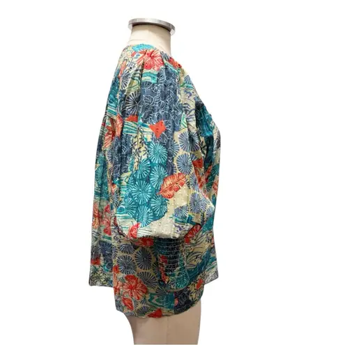 Chufy Jaro Pintuck Top Juro Blue Size Small