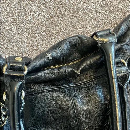 Steve Madden  Black Crossbody Bag with Gold Details