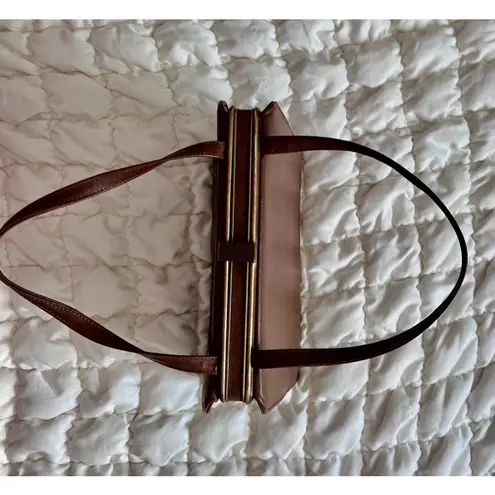 Vintage Brown Retro Handbag Purse Clasp