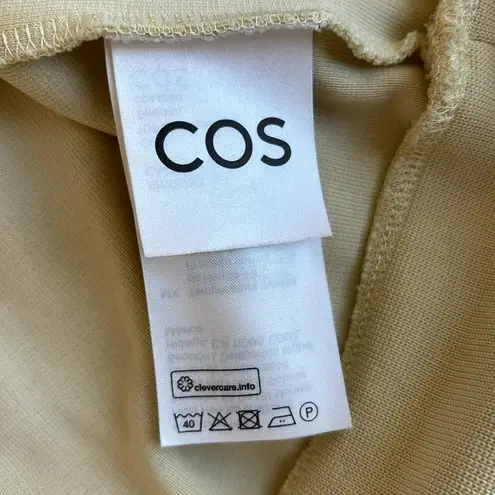 COS Warm Yellow Crew Neck  Cotton Cozy Comfort Sweatshirt Women’s Size Medium