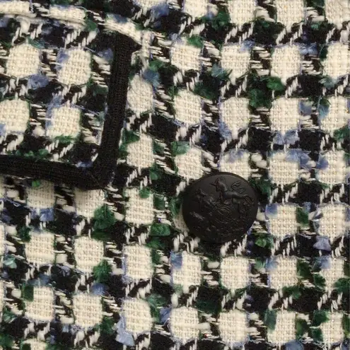 Veronica Beard NWT Diego Dickey Jacket Blue/Pinegrove Multi Professional Size 4 - Image 2