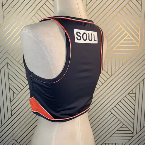 SoulCycle  Gray Sports Bra with Logo on Back