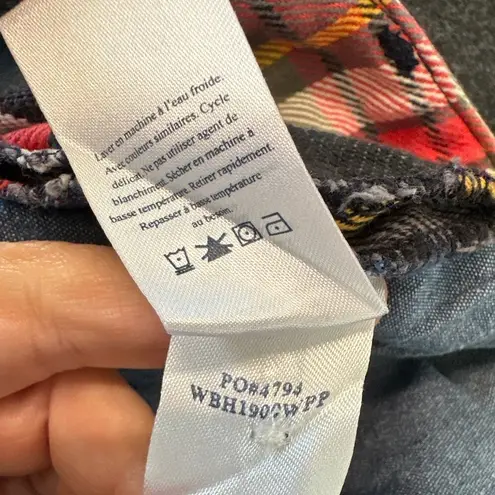 Faherty Cinder Pants Dress Trouser Westport Tartan Plaid Pant Size 28, EUC