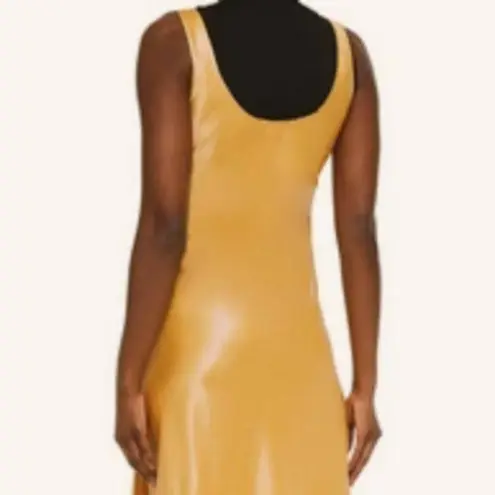 Acne Studios Satin slip dress Gold US 10