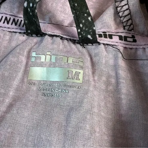 Hind Running Women's Medium Purple & Black Full Zip Hooded Jacket