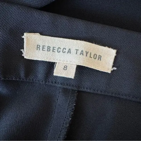 Rebecca Taylor Ava Techy Pants Sleek Slim Fitting Pants Size 8
