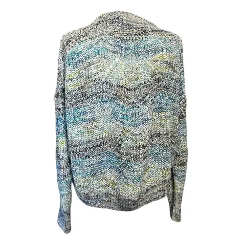 Peruvian Connection Open Knit Sweater Multicolor Pima Cotton M - Image 3