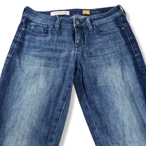 Pilcro and the Letterpress Jeans Size 25 Fit Stet Blue Denim Pants Skinny Jeans Women's Low Rise Jeans