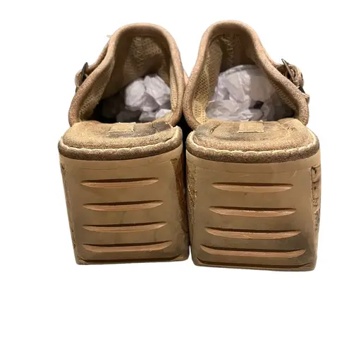 Soda Vintage Rare Suede Mega Chunky Platform Mules