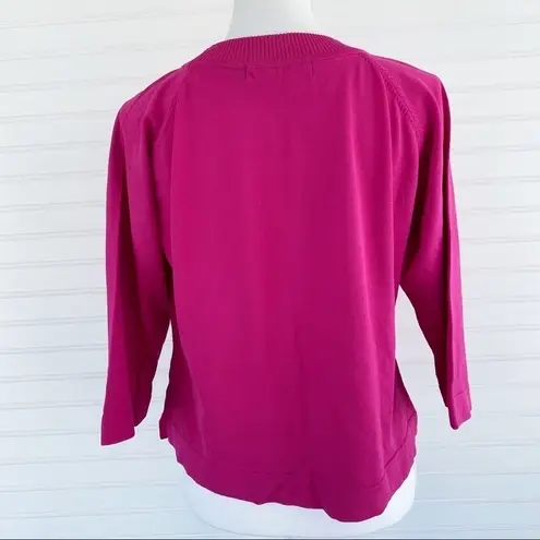 Larry Levine Hot Pink Blouse Large