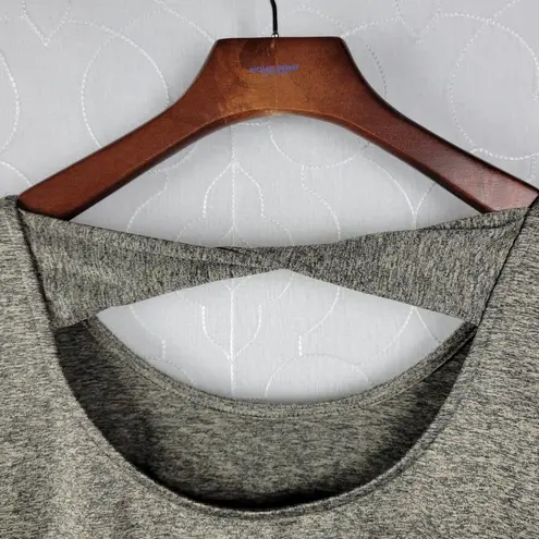 Fortune + Ivy Womens Top Size M Heather Gray Stitch Fix Cinched Long Sleeve