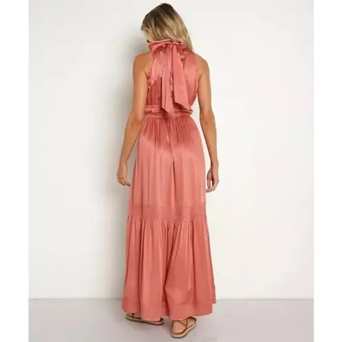 Cleobella NWT Revolve Margot Ankle Maxi Dress Rose Size Small