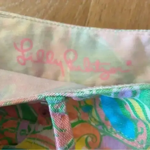 Lilly Pulitzer  Chin Chin‎ Clifton Shorts Denim Cotton Size 2 Vacation Beach Prep