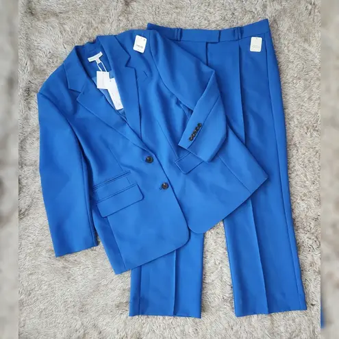 Shona joy Free People Irena Suit Set Cobalt Blue Women's Size 12