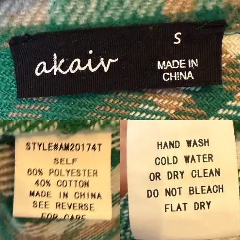 Plaid Shacket Shirt Jacket Green