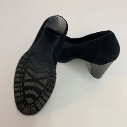 I ❤️ Comfort Serengeti Black suede heels Size 9 1/2 M A8 Black