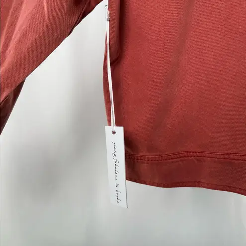 Young Fabulous and Broke NWT  Utility Denim Jacket in Rust Size Small