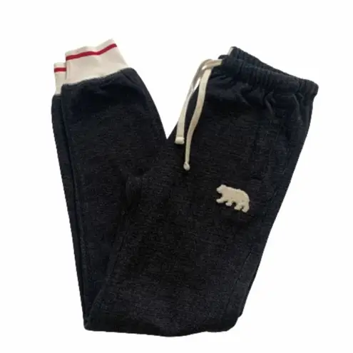 Hatley Heritage Joggers Women’s Charcoal Bear Drawstring Pockets Joggers Size XS