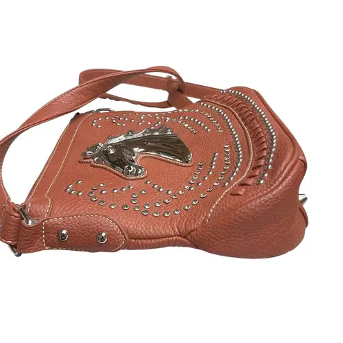 Montana West Country Horse Studs Western Conceal Carry Crossbody Bag One Size