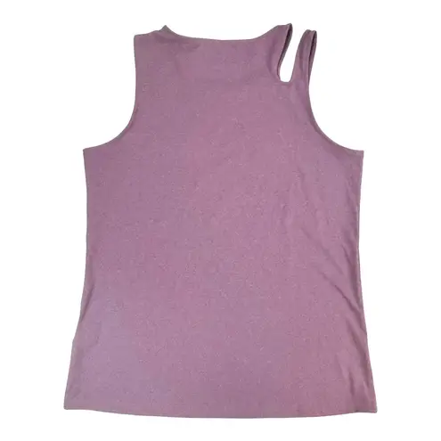 Threads 4 Thought NWT Women's Fatima Asymmetrical Luxe Jersey Tank Small Purple - Image 3