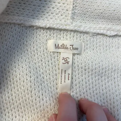 Matilda Jane Moments With You Gingersnap Tassel Cardigan Sweater Size M