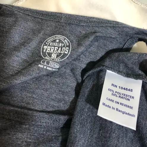 Rivalry Threads NWOT Villanova Wildcats Gray Blue Tank Top Tee New