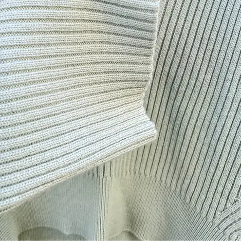 Marissa Webb Wool Blend Oversized Sage Green Convertible Neck Sweater XXL