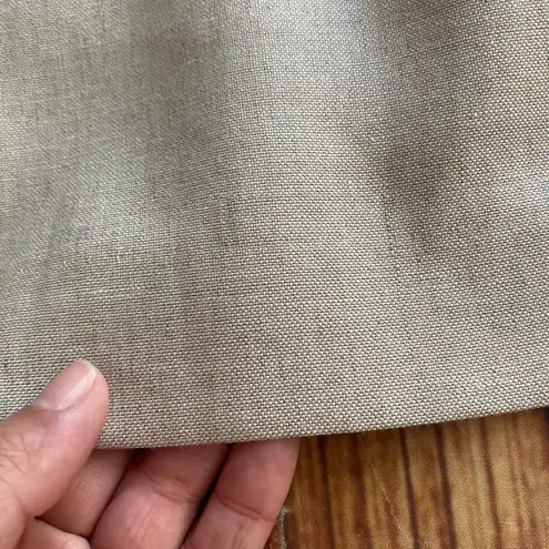 Amanda Smith Women's Vintage Pleated Straight Skirt Beige Size 16