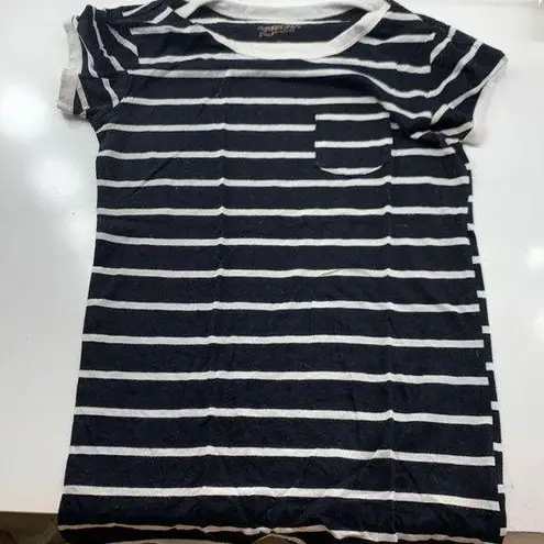 Arizona Jeans Arizona Jean co black white stripe tee