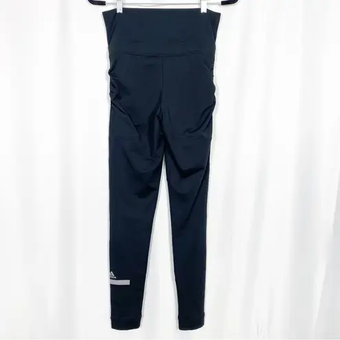 Adidas X Stella McCartney The Essential Fold Tight Leggings: Black