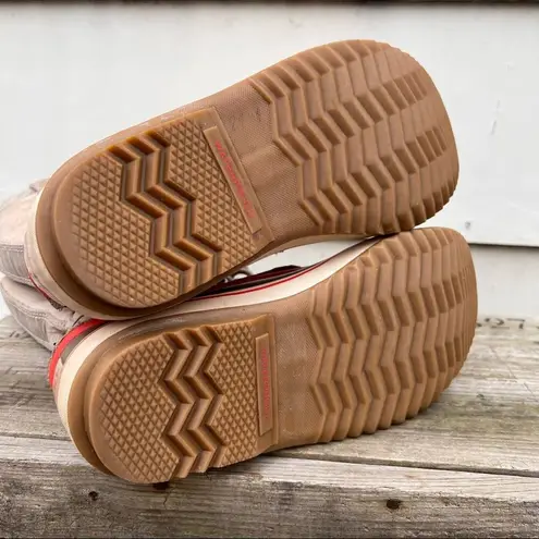 Sorel  Joan of Arc Knit Fossil Winter Snow Boots Tan 7.5 - Image 5