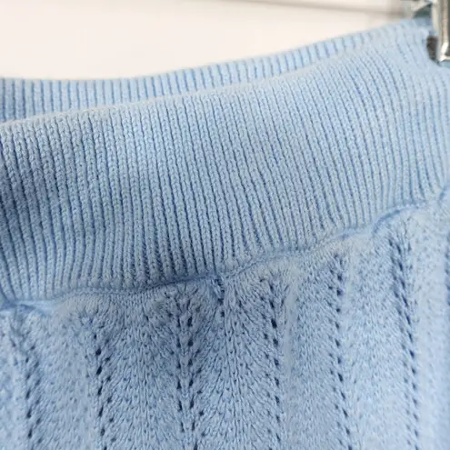 I Love Mr. Mittens Blue Knit Wide Pull