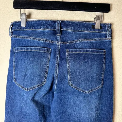 Liverpool Jeans Company LIVERPOOL LOS ANGELES Crop Wide Leg Raw Hem Denim Jeans Size 10 / 30