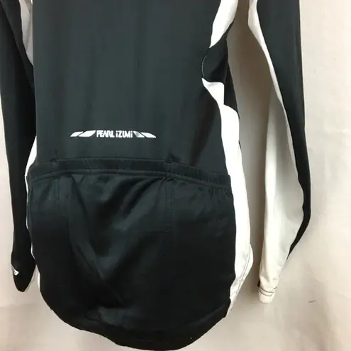 Pearl Izumi Women's Black Elite Fitted Zip Athletic Long Sleeve Sport Jacket M