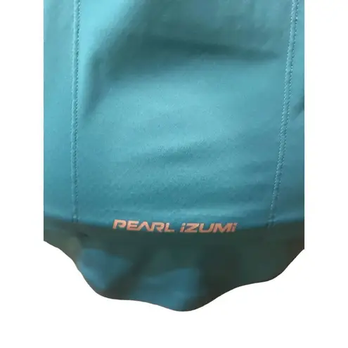 Pearl Izumi Womens Atheletic Tops Full Zip Half Sleeve Turquoise Medium-NWOT